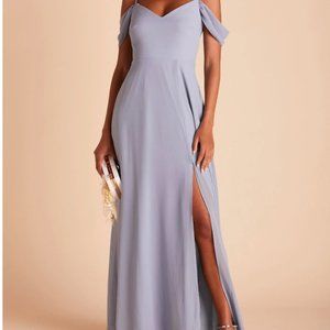 BIRDY GREY L DEVIN CHIFFON CONVERTIBLE DRESS w/ SLIT